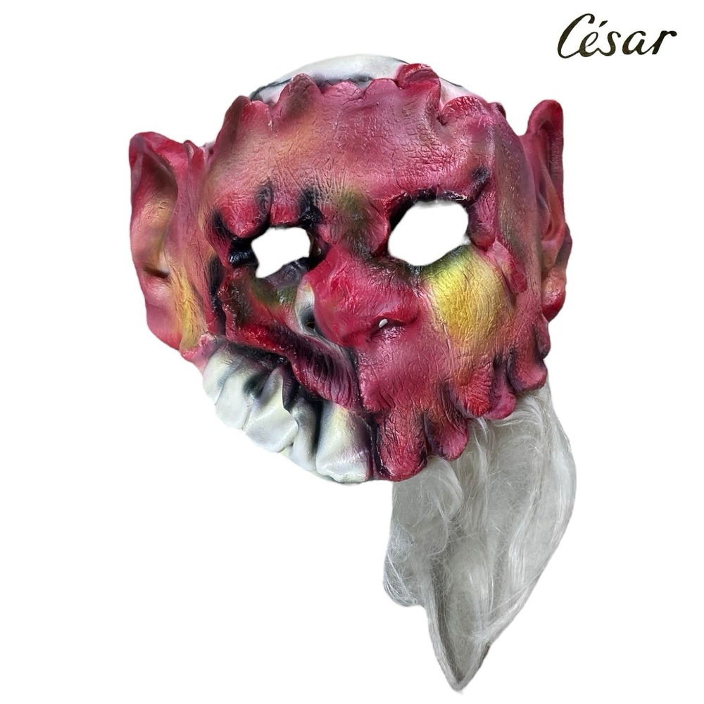VTG 1994 César‎ Latex Full Mask Monster Demon Horror France Halloween Prop RARE